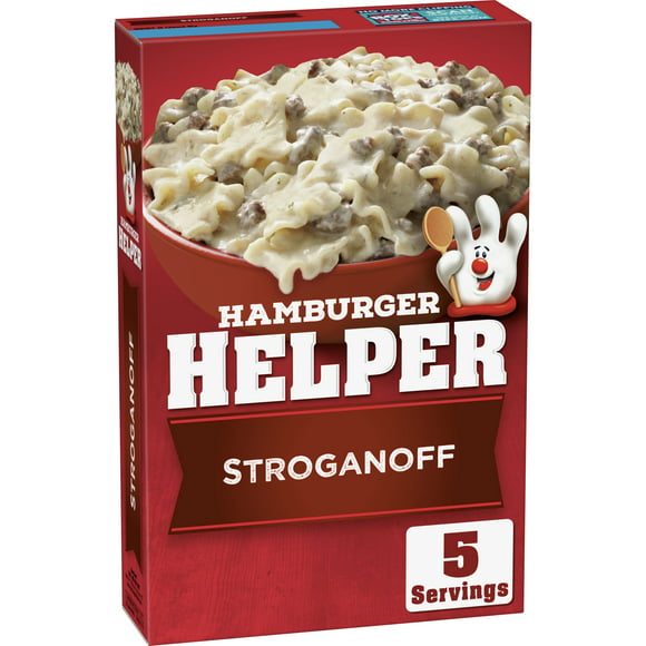 Hamburger Helper, Stroganoff, Pasta & Creamy Sauce Mix, 6.4 oz Box