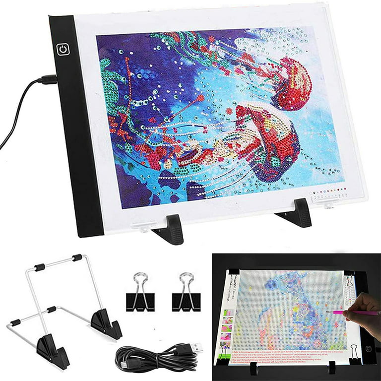 5D Diamond Painting Tools A4 LED Light Pad Kit,DIY Dimmable Light  Brightness Board Roller And Embroidery Box FD 201112 From Dou08, $33.84