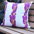 thumbnail image 2 of Simply Daisy, 18" x 18" Sunset Tulip Red Floral DecorativeOutdoor Pillow, 2 of 2