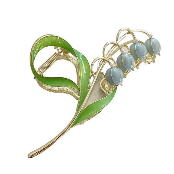 Guardurnaity Pinzas decorativas para el pelo con flores a la moda para mujer, tocados elegantes para esposa, regalos de cumpleaños, abrazadera para Ropa, zapatos y accesorios Miscelánea