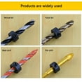 thumbnail image 4 of 9 Pcs 3-16mm Anneau de Forage avec Clé Colliers de Profondeur de Positionnement pour Menuiserie Vis Pince Réglable, 4 of 5