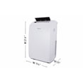 thumbnail image 4 of Open Box – Hisense 7,000 BTU (DOE) 115-Volt Vented Small Room Smart Portable Air Conditioner (AP0722CW1W), 4 of 5