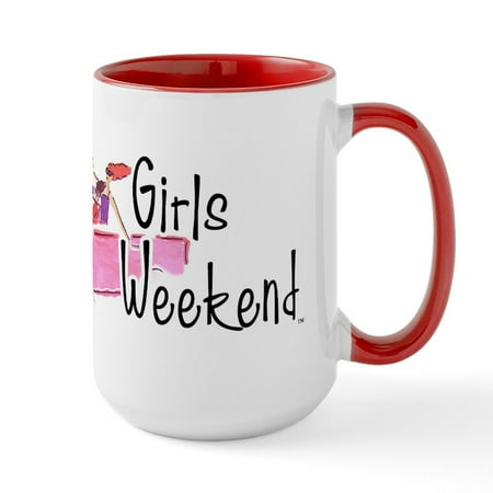 

CafePress - Girlsweekend_Logo Mugs - 15 oz Ceramic Large Mug