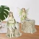 thumbnail image 4 of Paquete de 2 Estatuillas de Hadas Decoradas, Macetero, Estatua de Jardín para Manualidades Decorativas Sunnimix estatua al aire libre, 4 of 8
