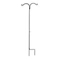 thumbnail image 1 of Ashman Premium Steel Ground Stake Shepherd's Hook 65 Inch Dual Sided, Black, 1 of 7