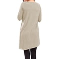 thumbnail image 5 of Uhndy Womens Fall Long Sleeve Tunic Tops For Leggings Crew-Neck Casual Blouse T-Shirt Side Button Swing Shirt Flowy Long Tops, 5 of 5