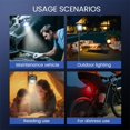 thumbnail image 2 of LED Flashlight Inspection Light Outdoor Emergency Lamp Keychain Flashlight, 2 of 12