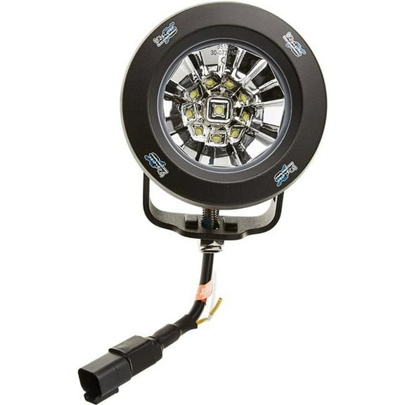 Optimus Round Series Prime Black 10W LED Light 60 deg Beam Kit of 2 Light