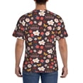 thumbnail image 3 of Bixox Men's To The Best Mom Printed Short Sleeve Skinny Athletic T-Shirt, 3 of 6