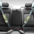 thumbnail image 2 of Chririnla Seatbelt Cushion Magic Tape Seat Belt Shoulder Pad Polyester Comfortable, Suitable for Auto Van, Leaves Pattern, 2 of 8