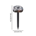 thumbnail image 5 of 2024 Summer Savings! Pompotops Solar Light Imitation Stone Solar Mouse Drive Away La W N Lamp Solar La Wn Light, 5 of 9