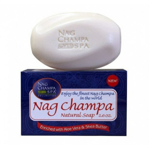 nag champa natural soap- 6 bars- 2.6 oz. (75 gms) each - Walmart.com