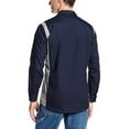 thumbnail image 2 of Dickies 5524L Industrial Colorblocked Long Sleeve Shirt - Long Sizes - Dark Navy/ Smoke - XLT, 2 of 3