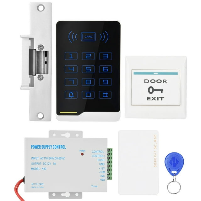 Door Access Control Kit, Access Card, Durable Security Non-contact Factories Residential Areas For Offices Businesses