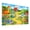 Color 3, variant on Classroom 8 Pack Art Acoustic Panels Sound Absorbing Colorful Rainbow Hot Air Balloon Birds Airplanes Sky Decorative Soundproof Wall Panels Self Adhesive for Nursery Game Room 48"x32"