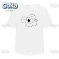 thumbnail image 1 of Camisetas con estampado de Koala ondeante ropa para hombre novedad en camisetas y camisetas de algodón para mujer Camiseta estampada ropa Y2K camiseta divertida bonita, 1 of 7