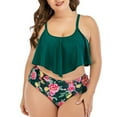 thumbnail image 1 of Augper Women Floral Print Bikini Set Swimming Two Piece Swimsuits Swimwear Beach Suit, 1 of 2
