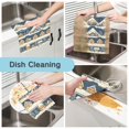 thumbnail image 2 of Yayeee 6 Pack Kitchen Dishcloths for Washing Dishes Soft Absorbent Microfiber Towels, Winter Village, 2 of 9