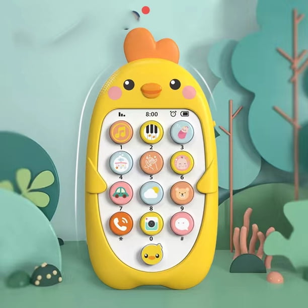 Juguetes educativos tempranos Jadeshay para teléfono musical para bebés