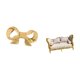 thumbnail image 5 of Asa de mueble,Tirador de latón con forma de lazo para muebles o armario,sofá de casa de muñecas,Muebles para casa de muñecas,sofá para casa de muñecas,decoración a escala,Accesorios para, 5 of 8