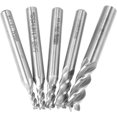 thumbnail image 2 of Qucyy Drill Bit Set 4 Flute End Mill Tungsten Carbide Steel Cutter Router Bits Rotary Burrs Tool Straight Shank 6mm-8mm Double Edge Engraving Bits, 5pcs, 2 of 5