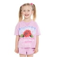 thumbnail image 5 of Guns N’ Roses Toddler Girls Washed Crewneck Graphic Top and Shorts Set, 2-Piece, Sizes 12M-5T, 5 of 8