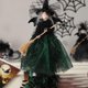 thumbnail image 2 of Decoración de muñeca de bruja, muñeco de bruja mágico sin fantasma, accesorios de Casa Encantada de Halloween, decoración de escritorio para fiesta, 2 of 2