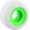 White/Lime, variant on Powerflex Gumball Skateboard Wheels 54mm 101a White/Lime