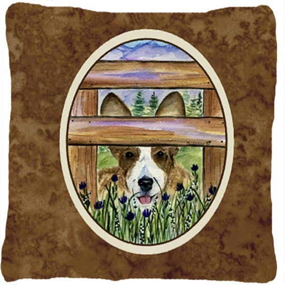 Corgi Decorative Indoor & Outdoor Fabric Pillow