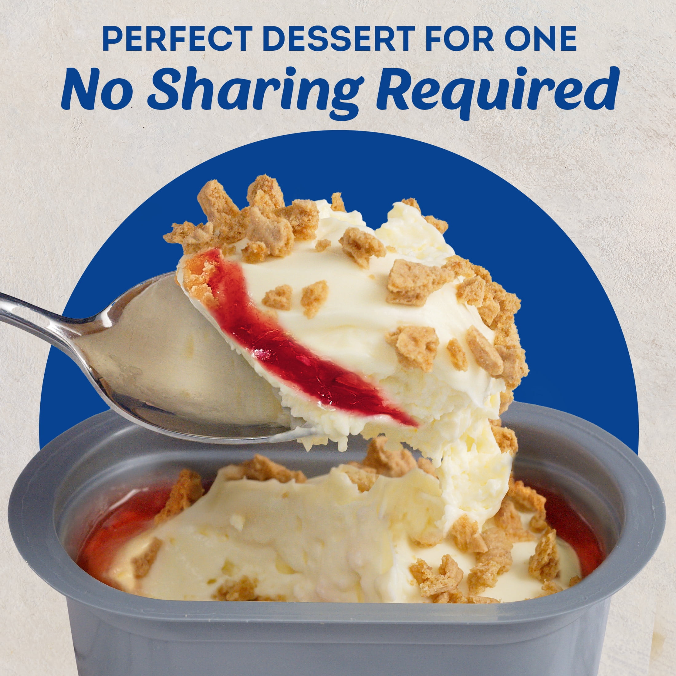 Philadelphia Cheesecake Crumble Dessert, 2 Pack, for Easy Desserts and On-the-Go Snacking, Strawberry, No Artificial Preservatives, Flavors or Dyes, 6.6 oz