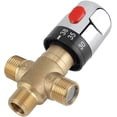 thumbnail image 2 of Válvula de aplicación para baño y cocina, flujo de agua fría y caliente ajustable con calidad superior, 2 of 5