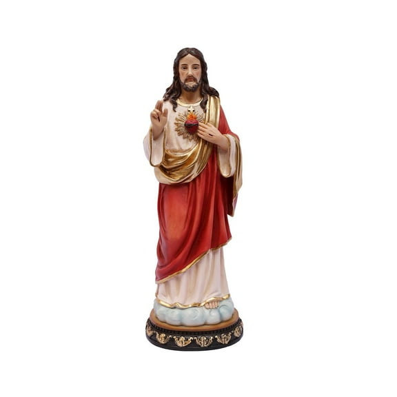 Hi-Line Gift Ltd. 12 in Sacred Heart of Jesus Statue Religious Decor