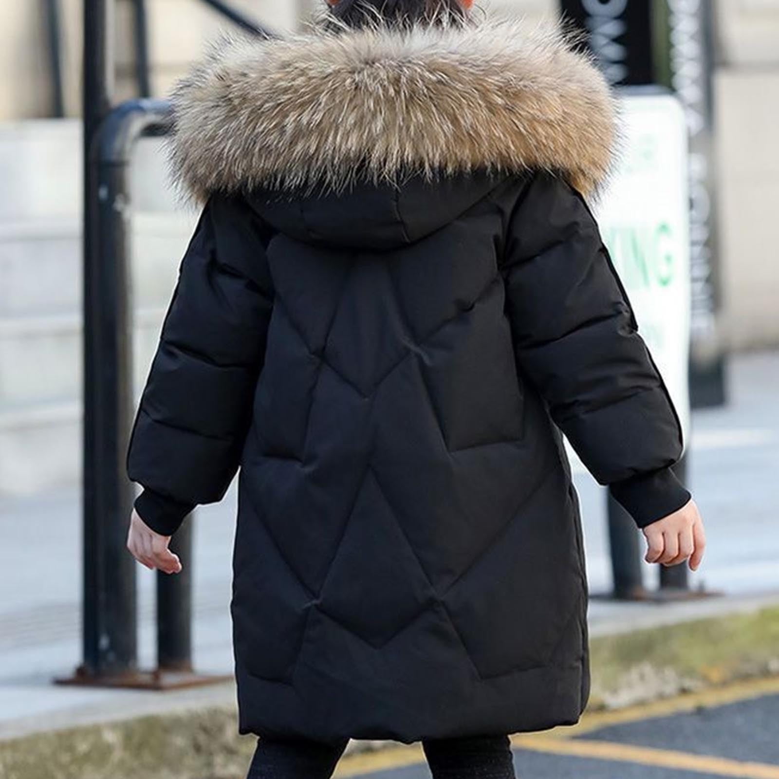 Manteau Garçon 2025 Veste D'Hiver En Denim Pour Garçons Veste Décontractée à Capuche Chaude Pour Garçons Veste Coupe-Vent En Duvet Manteau Chaud Pour Enfants