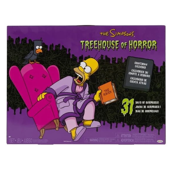 Calendario de cuenta regresiva JAKKS Pacific La casa del árbol del terror de los Simpson