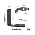 thumbnail image 4 of Camera Side Handgrip, Aluminum Alloy And Rubber Cold Shoe Mount Universal Side Handle Grip With Plate For Work, 4 of 8