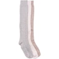 MUK LUKS Women's 3 Pair Pack Knee High Socks