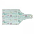 thumbnail image 1 of Hipster Cutting Board, Pastel Colored Bohemian Traditional Art Pattern with Modern Design, Decorative Tempered Glass Cutting and Serving Board, Wine Bottle Shape, Multicolor, by Ambesonne, 1 of 1