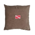 thumbnail image 2 of LOVIVER Home Decorative Throw Pillow Case Dive Flag Pattern Cushion Coffee, 2 of 8