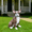 16.92" H Dark Brown+White Garden Statue, variant on 23.62" H Husky Dog Garden Statue,Large Siberian Dog Outdoor Statue,Weather-Resistant Resin Material,Suitable for Patio,Lawn,Yard,Gray+White