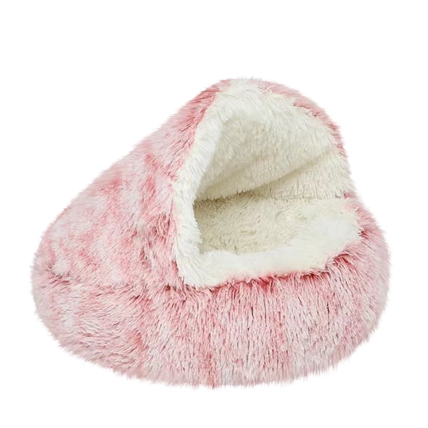 Clearance!Cama Redonda Para Gatos,Alfombra Para Gatos,Cama Para Gatos,Cesta Para Dormir Lavable Y Cómoda,Casa De Felpa Adecuada Para Gatos,Conejos,Conejillos De Indias Y Gatitos