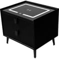 thumbnail image 1 of Mesa de Noche Houzer Buro Inteligente Cargador Inalambrico Luz Led Usb Negro, 1 of 6