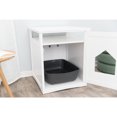 thumbnail image 6 of TRIXIE Litter Box Enclosure Hide Litter Boxes Storage Drawer Indoor Cat Home, Accent Table, White, 6 of 8