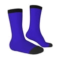 thumbnail image 4 of Yiaed Darkblue Print Great elasticity Crew Socks Sports socks for Men and Women, 4 of 5