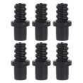 thumbnail image 1 of IDEANATEGRATE 6Ud Kit De Accesorios Para Inodoro Con Adaptador De Mango Y Conector Autoapagable Negro, 1 of 8