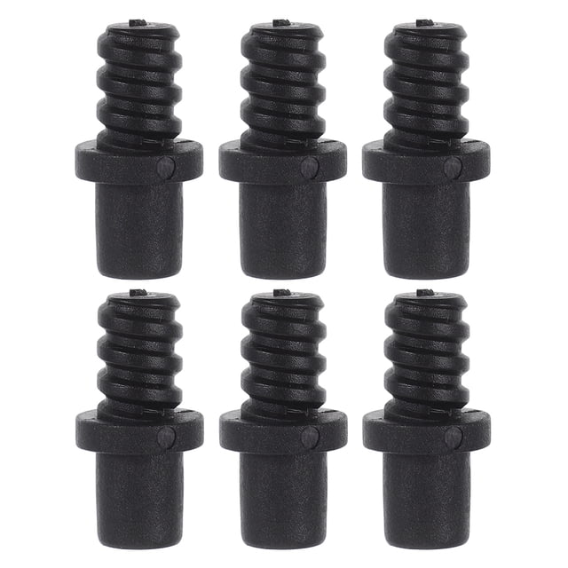 IDEANATEGRATE 6Ud Kit De Accesorios Para Inodoro Con Adaptador De Mango Y Conector Autoapagable Negro