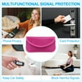 thumbnail image 6 of Uxcell Faraday Bags, 6.5" Signal Blocking Key Pouch Anti-Theft Car Protection, Rose Red, 6 of 6