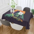 thumbnail image 2 of Yayeee Tablecloths 60" x 90" Rectangle Wrinkle Resistant Party Table Cover, Abstract Animals, 2 of 8