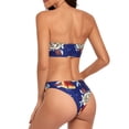thumbnail image 4 of Nuevo traje de baño dividido para mujer Traje de baño sexy con estampado de flores casuales Fridja nalpqowj19459, 4 of 9