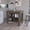 Dark Brown, variant on White/Ibiza Marble Color | Enough Space for Kitchen Tools | Durable and Attractive Kitchen Island
