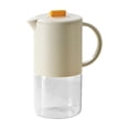 thumbnail image 1 of Borosilicate Glass Pitcher with Lid, High Temperature Resistant Glass Pitcher for Cold Water, Boiling Water, 1 of 8